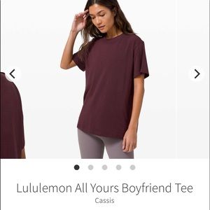 All Yours Tee Cassis